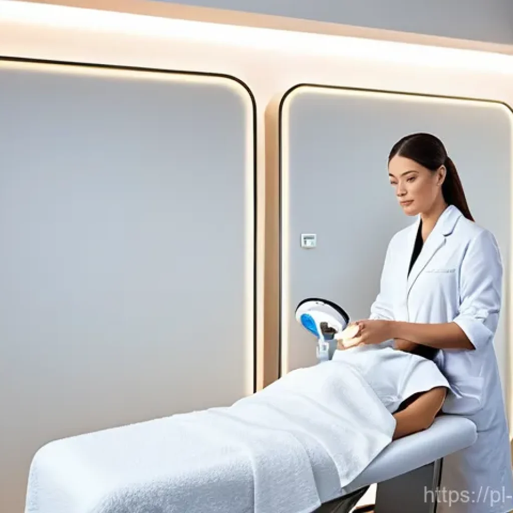 피부관리사로 유명 브랜드에서 일하기 - **Prompt 1: Elite Skincare Expert in a High-Tech Clinic**
    "A professional, elegant female cosmet...